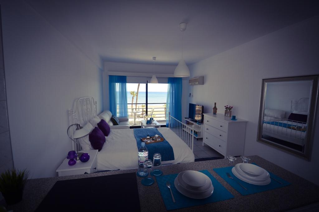 Krasas Beach Apartment Rentals Lárnaca Quarto foto